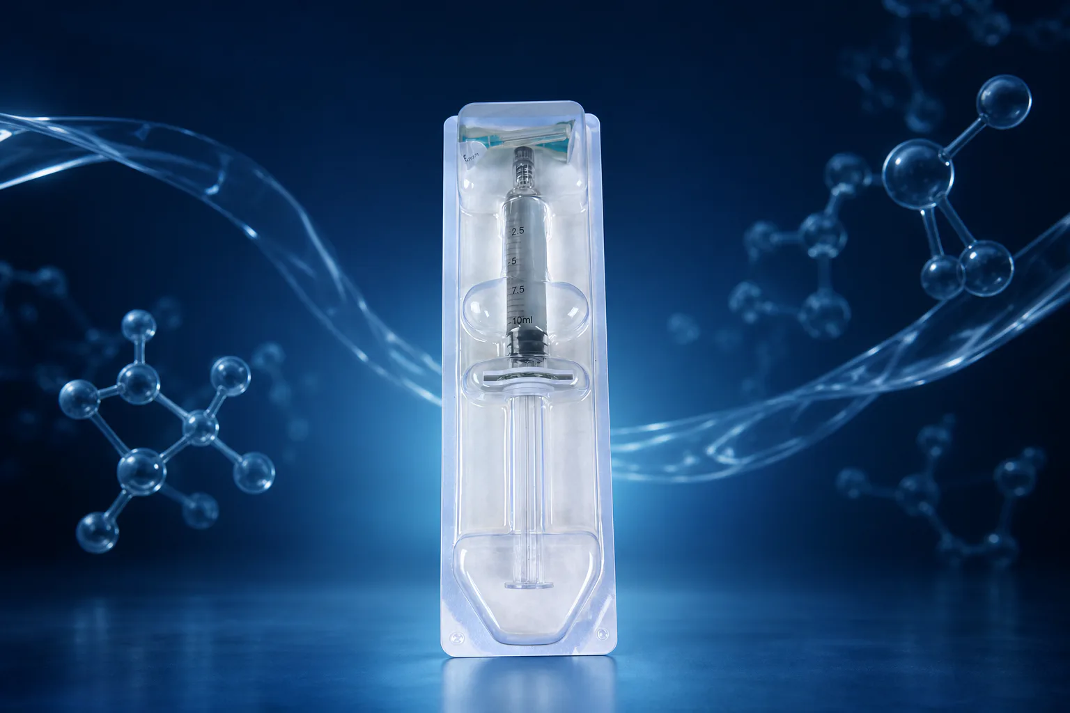 Representative Hyaluronic Acid Gel Formats 1–100 mL packaging visual