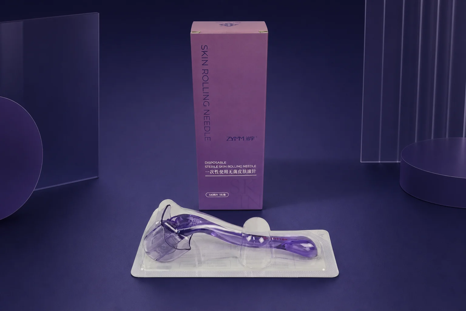 Representative Professional Skin Roller Portfolio packaging visual