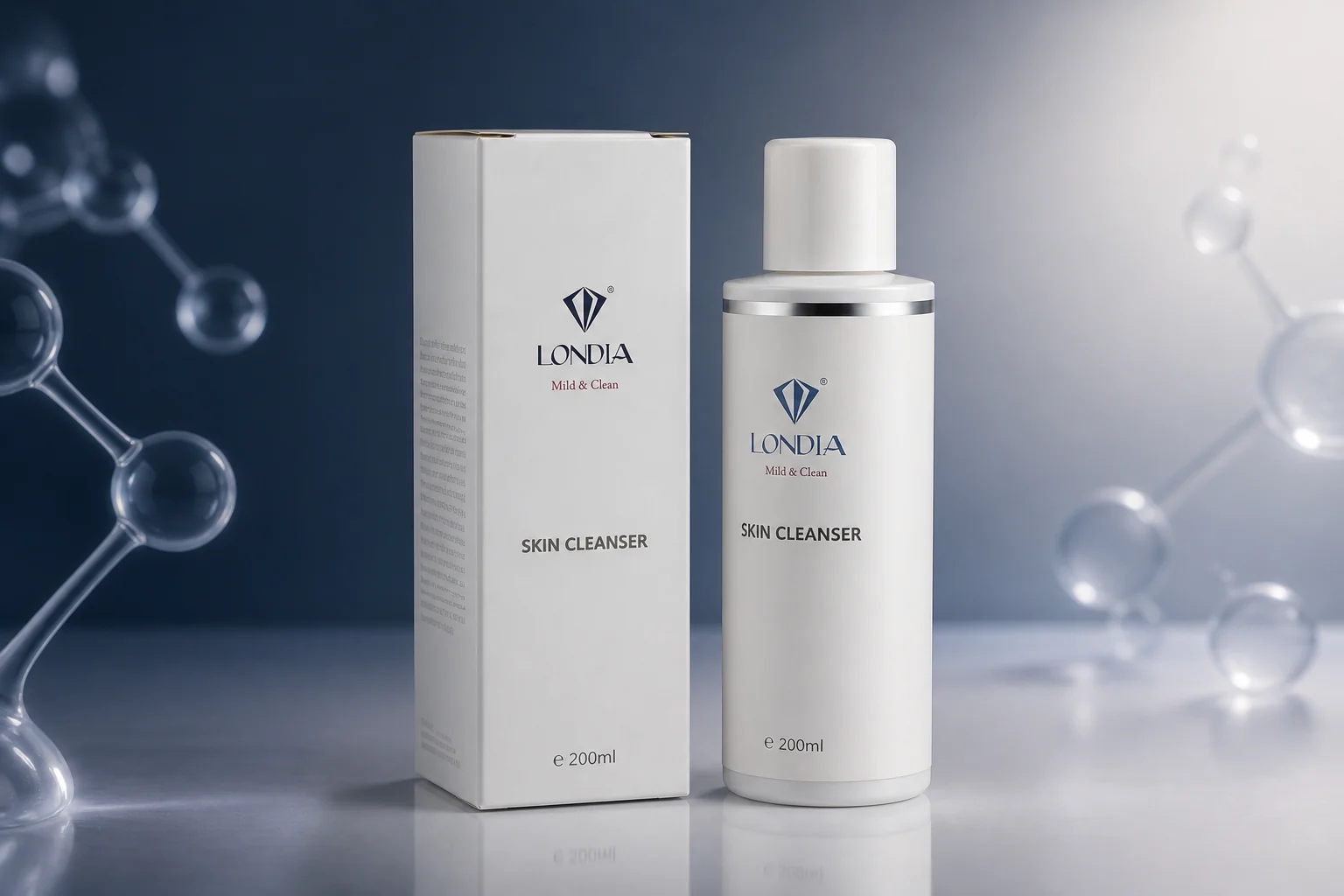 Representative Skin Cleanser Portfolio packaging visual